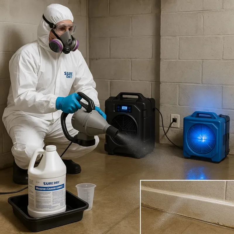 Sanitization and Odor Removal process in City of Emporia, VA